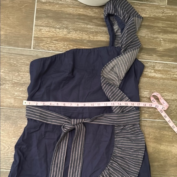 VENUS Blue Gray One Shoulder Sundress - Picture 8 of 11